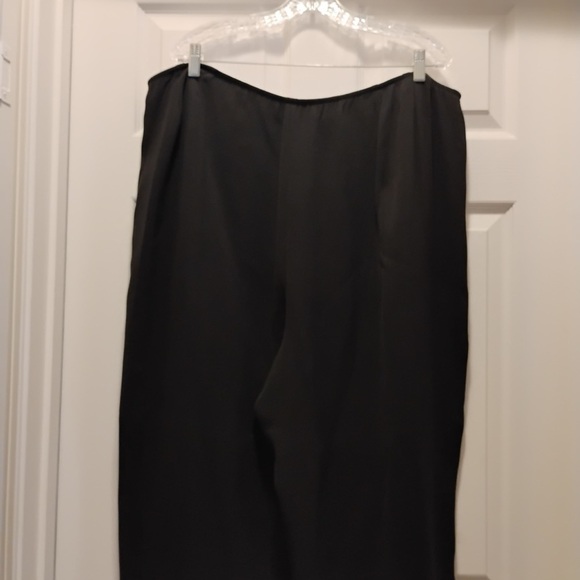 Eileen Fisher Silk Georgette Crepe Wide-Leg Pant Ankle Length Easy Fit Size 3XL - Picture 7 of 8